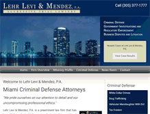 Tablet Screenshot of lehrlevimendez.com